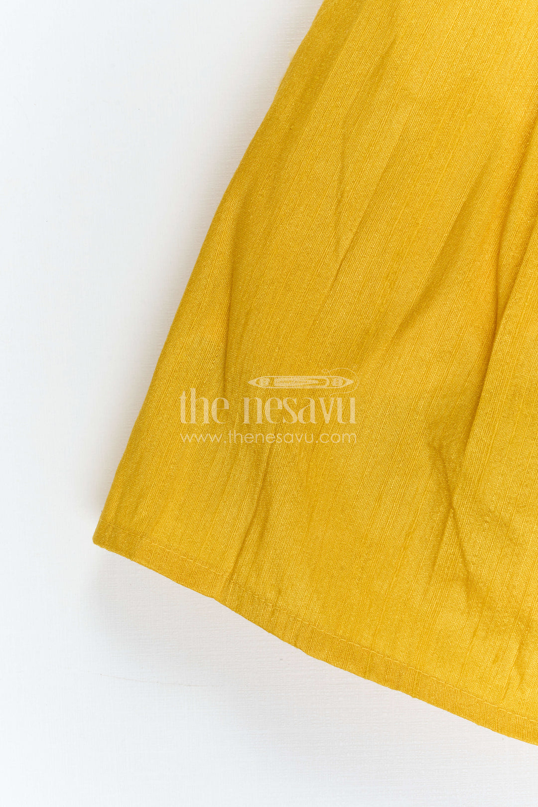 The Nesavu Pattu Pavadai Baby Girl Pattu Pavadai for Naming Ceremony and Festive Photos Nesavu Nesavu Baby Girl Pattu Pavadai With Paithani Blouse For Festive And Wedding Celebrations
