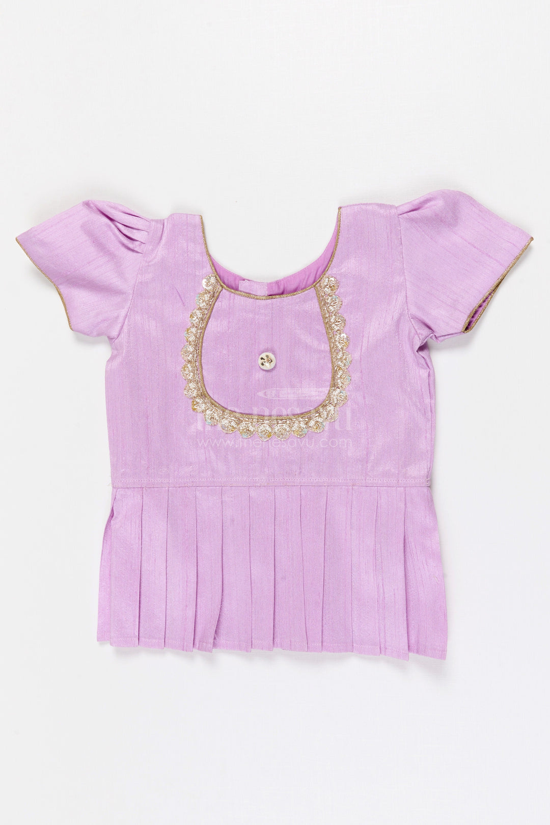 The Nesavu Pattu Pavadai Baby Girl Pattu Pavadai for Traditional Functions and Birthdays Nesavu Nesavu Baby Girl Pattu Pavadai Semi Banaras Silk Dress For Traditional Celebrations