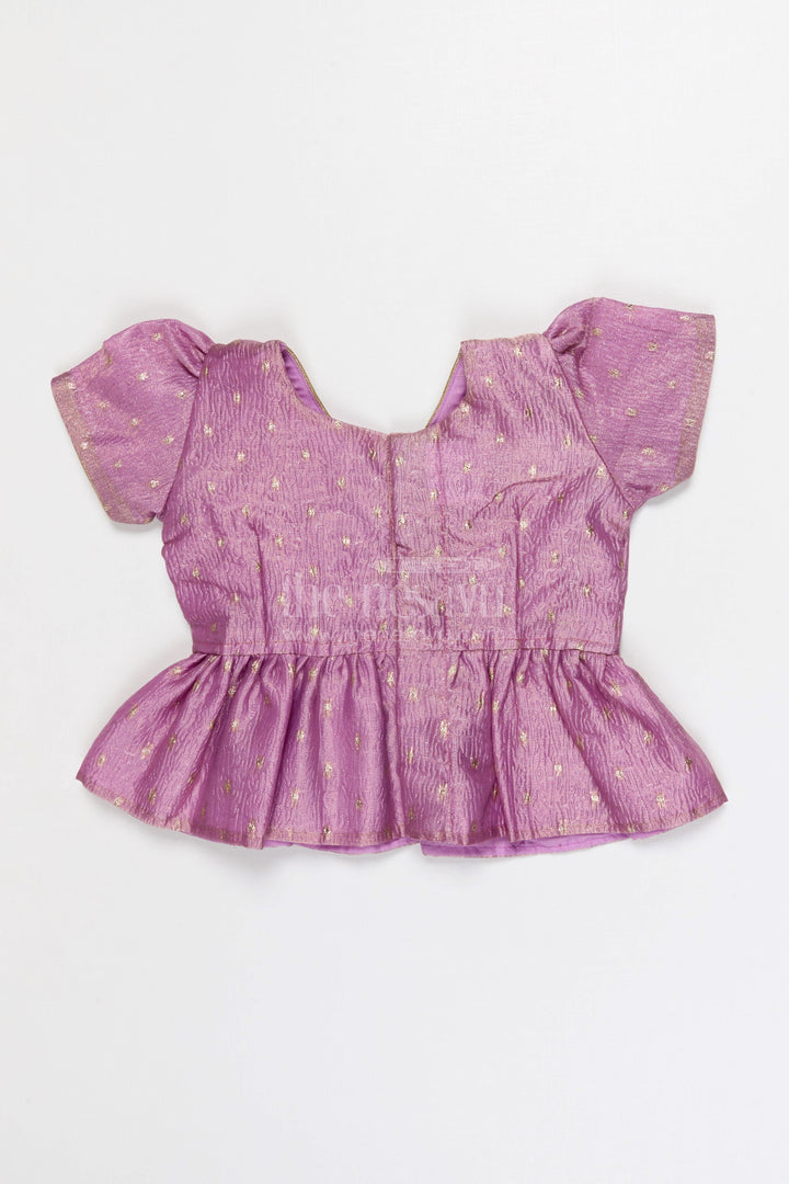 The Nesavu Pattu Pavadai Baby Girl Pattu Pavadai for Weddings and Festive Functions Nesavu Nesavu Baby Girl Pattu Pavadai Semi Banaras Silk Dress For Weddings And Festivals