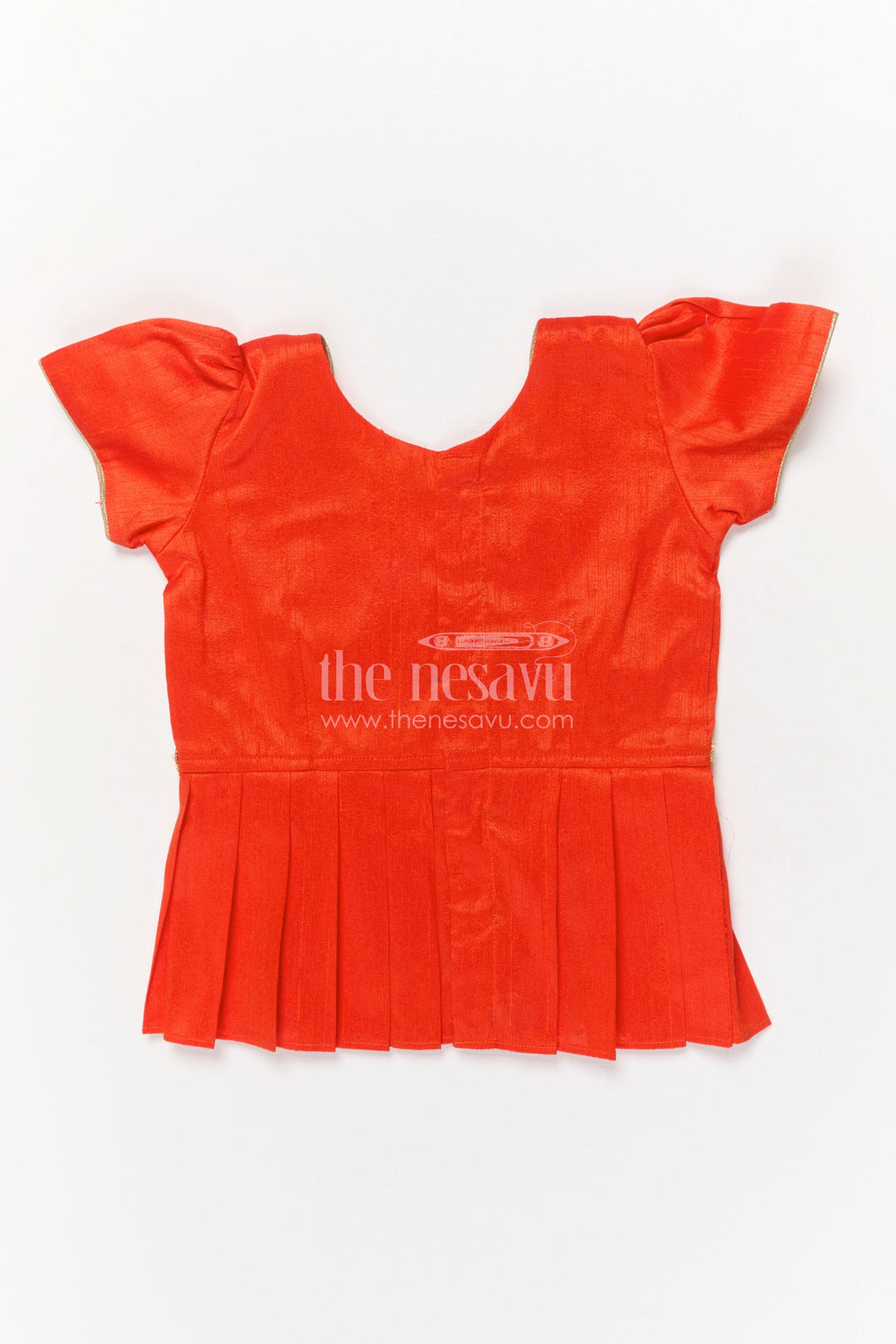 The Nesavu Pattu Pavadai Baby Girl Pattu Pavadai with Animal Motif Embroidery Skirt for Unique Festive Wear Nesavu Nesavu baby girl pattu pavadai with zari embroidered animal motif skirt and raw silk blouse