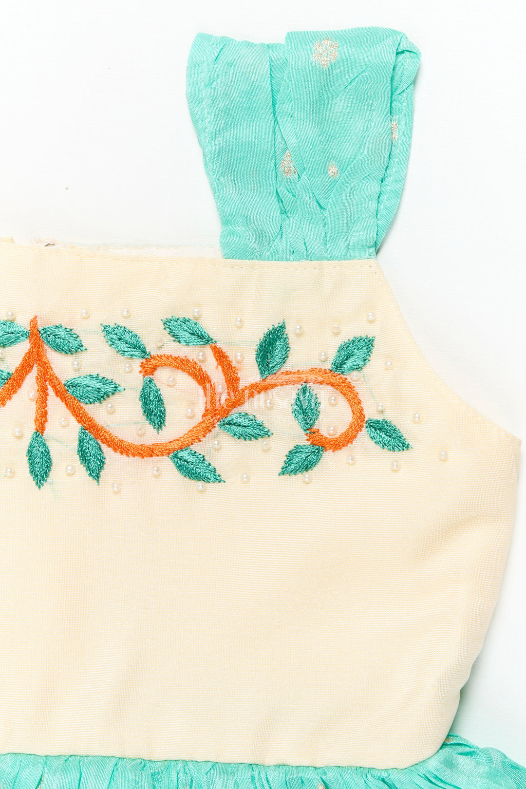 The Nesavu Silk Party Frock Baby Girl Silk Frock for Birthday Celebrations and Party Wear Nesavu Nesavu baby girl silk frock flared design birthday parties special occasions