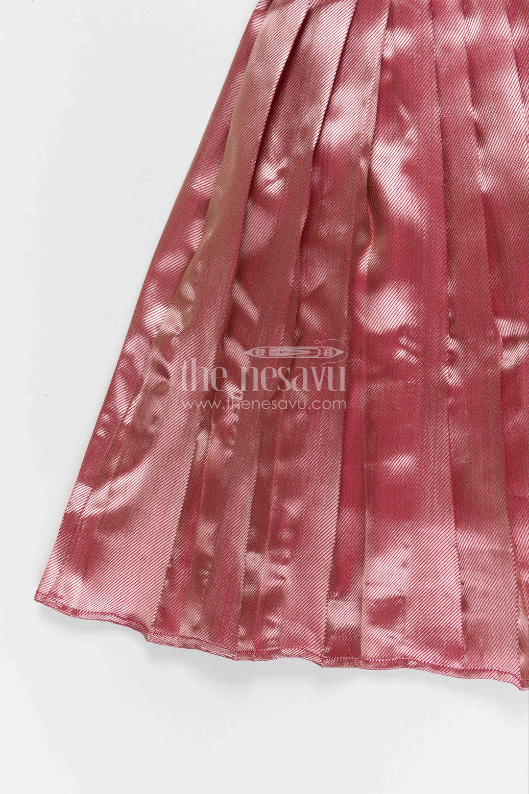 The Nesavu Girls Silk Gown Baby Girl Silk Gown for Birthdays and Festive Celebrations Nesavu Nesavu baby girl silk gown for birthdays and festive celebrations with velvet bodice and flared tissue skirt