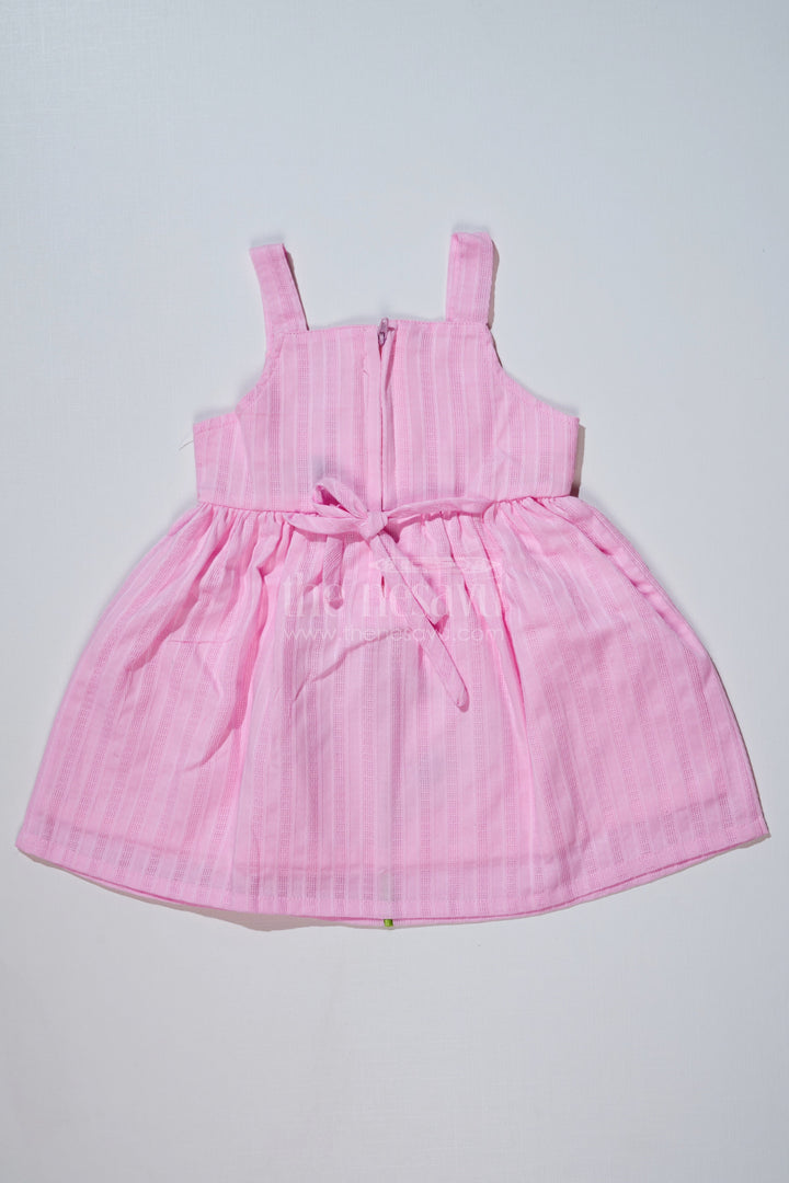 The Nesavu Baby Cotton Frocks Baby Girls Cotton Dress with Appliqué Embroidery and Floral Garden Design for Summer Wear Nesavu Nesavu Baby Girls Cotton Dress Appliqu Embroidery Floral Garden Design