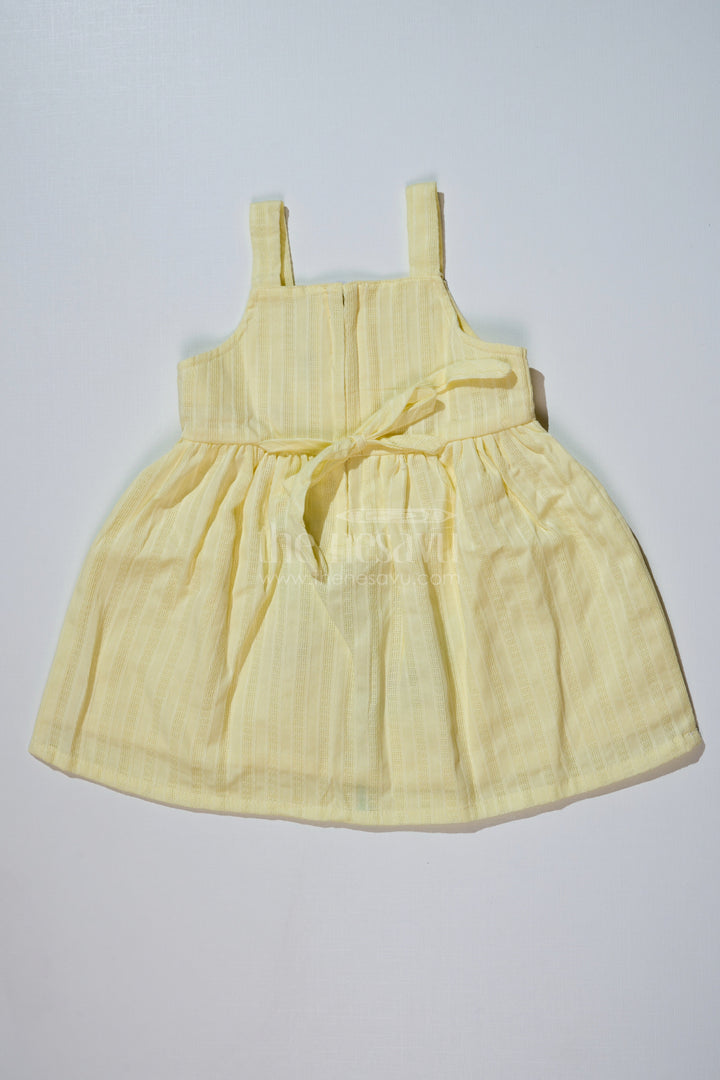 The Nesavu Baby Cotton Frocks Baby Girls Cotton Dress with Floral Appliqué and Embroidery for Playful Everyday Style Nesavu Nesavu Baby Girls Cotton Dress Floral Appliqu Embroidery Playful Everyday Style