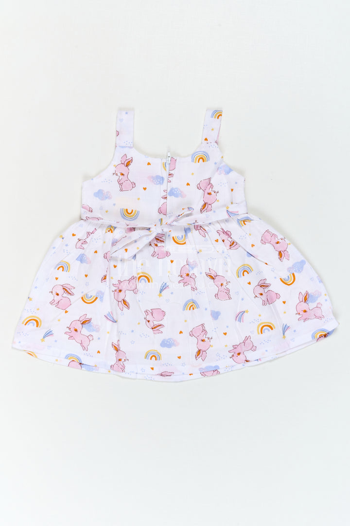 The Nesavu Baby Cotton Frocks Baby Printed Frock for Casual Festive Visits Nesavu Nesavu Baby Printed Frock For Casual Festive Visits With Muslin Cotton Comfort And Soft Flare