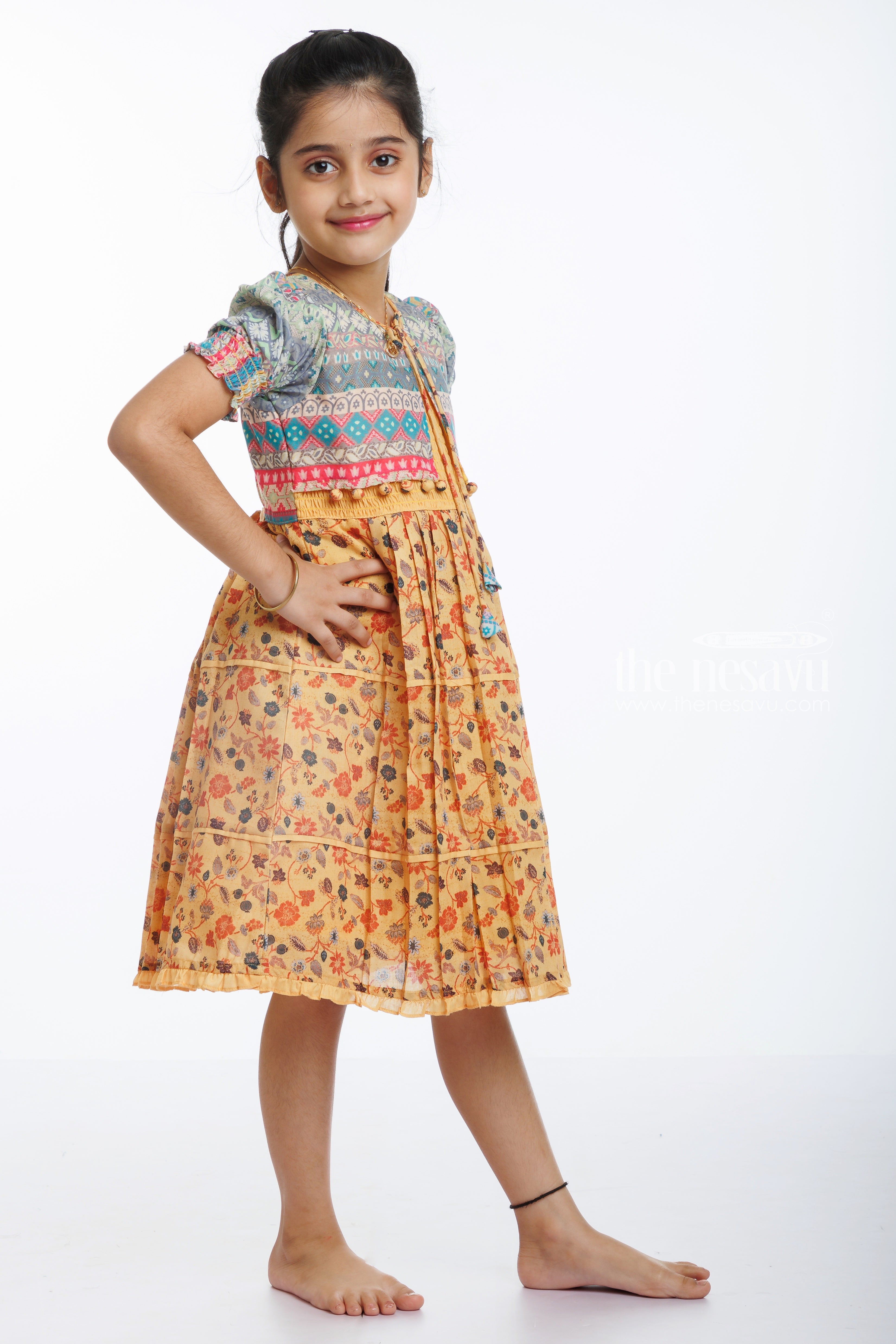 Find Latest Girls Cotton Frocks with Jackets Affordable Stylish The Nesavu The Nesavu