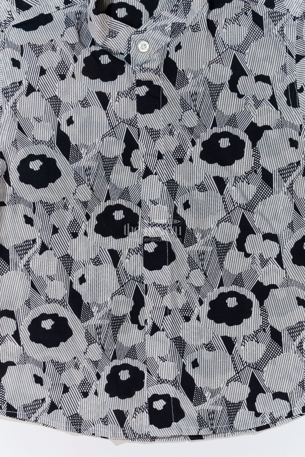 The Nesavu Boys Cotton Shirt Boys Black Half Sleeve Cotton Shirt in Cotton Block Print with Abstract Floral Design Nesavu Nesavu Boys Black Half Sleeve Cotton Shirt Cotton Block Print Abstract Floral Design