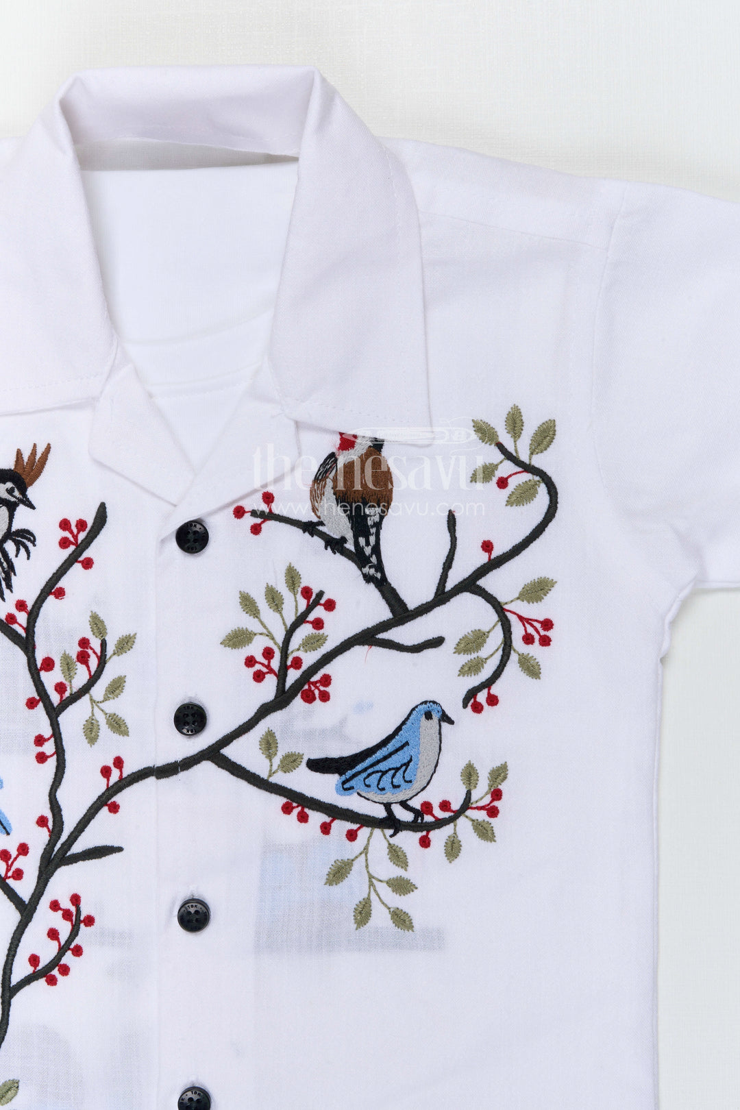 The Nesavu Boys Casual Set Boys Casual Outfit Set for Summer Outings and Everyday Comfort Nesavu Nesavu boys cotton casual set with digital print shirt for summer outings and everyday wear