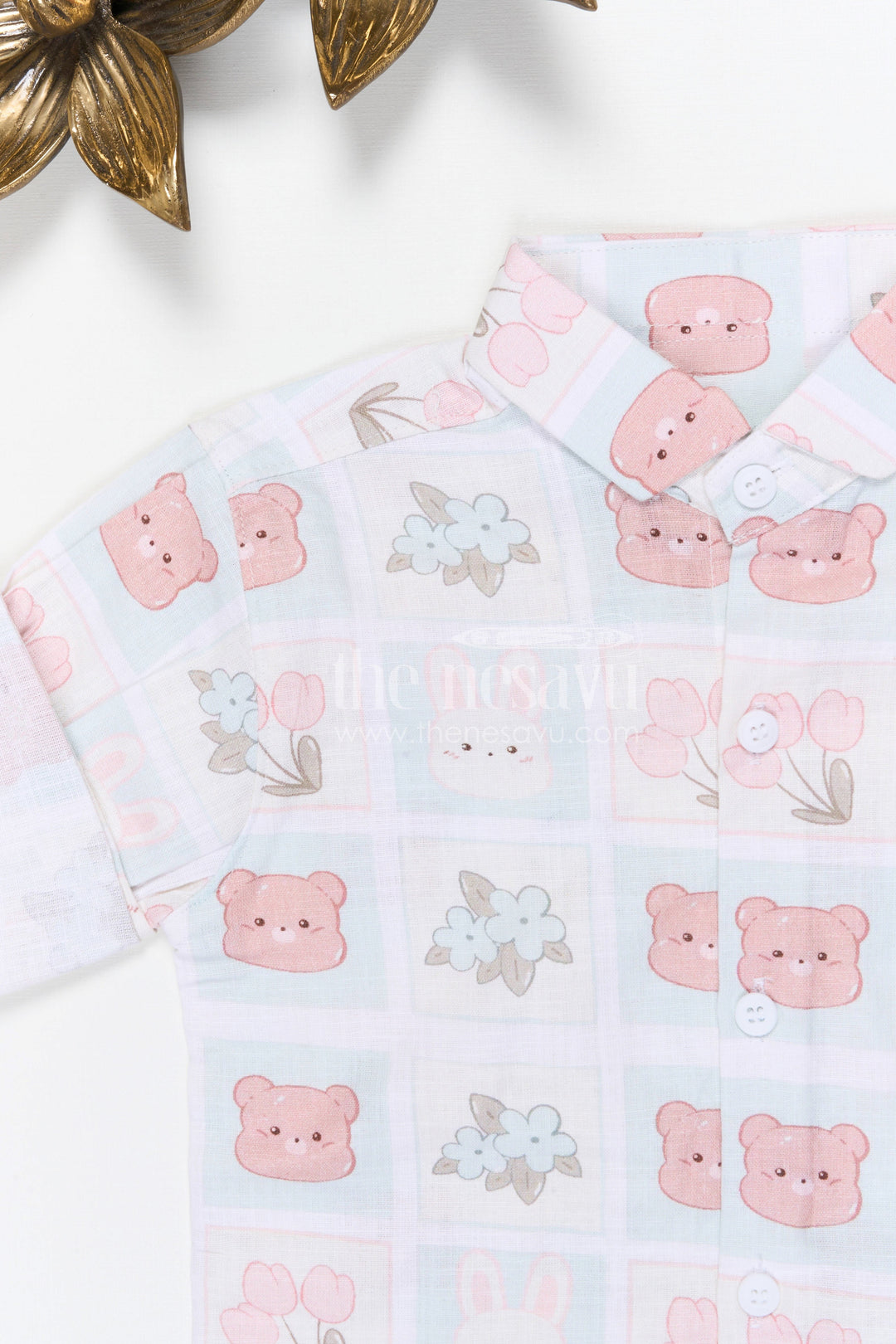 The Nesavu Boys Cotton Shirt Boys City Travel Print Cotton Shirt for Stylish Outings and Casual Events Nesavu Nesavu boys cotton city travel print shirt for casual outings school events and kids fashion