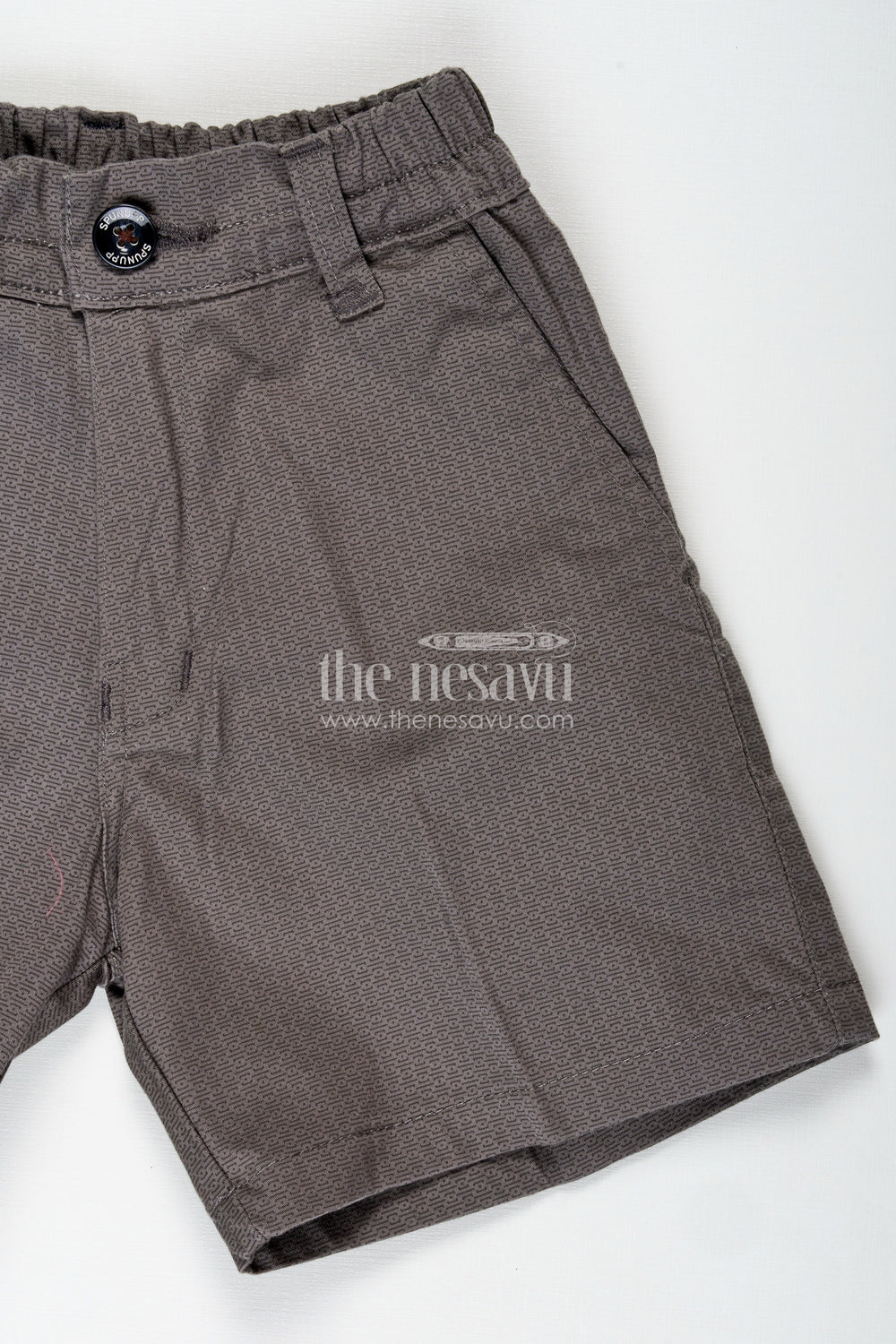The Nesavu Boys Shorts Boys Comfortable Blue Bike Shorts in Cotton Blend with Elastic Waist and Smart Side Pockets Nesavu Nesavu Boys Cotton Blend Blue Bike Shorts Elastic Waist Functional Fit Active Days