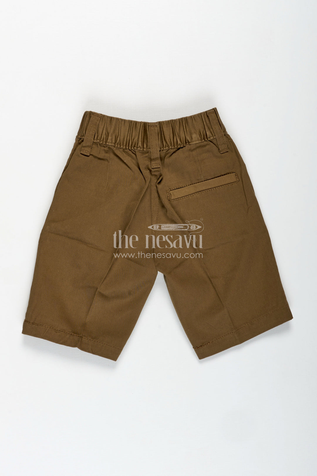 The Nesavu Boys Shorts Boys Cotton Blend Tropical Shorts with Relaxed Fit and Smart Waistband for All Day Comfort Nesavu Nesavu Boys Cotton Blend Tropical Shorts Elastic Waist Casual Fit Everyday Wear