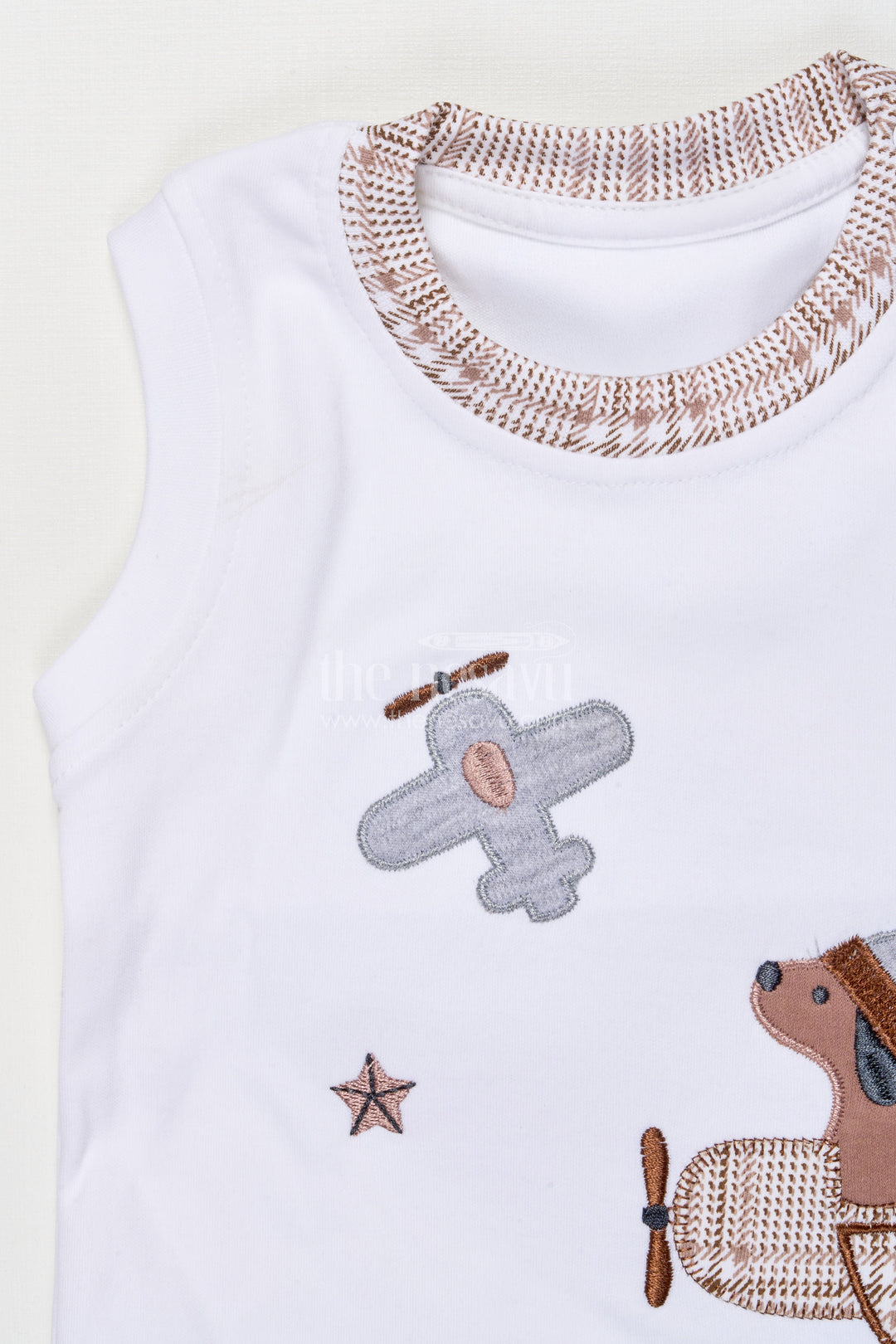 The Nesavu Boys Casual Set Boys Cotton Casual Outfit Set for Playdates and Everyday Use Nesavu Nesavu boys cotton casual top shorts outfit playdates everyday toddler wear