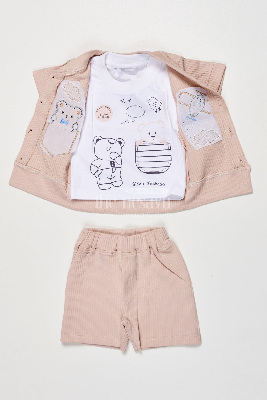 The Nesavu Boys Casual Set Boys Cotton Casual Set for Daily Play and Relaxed Dressing Nesavu Nesavu boys cotton casual outfit shirt pants daily wear relaxed play