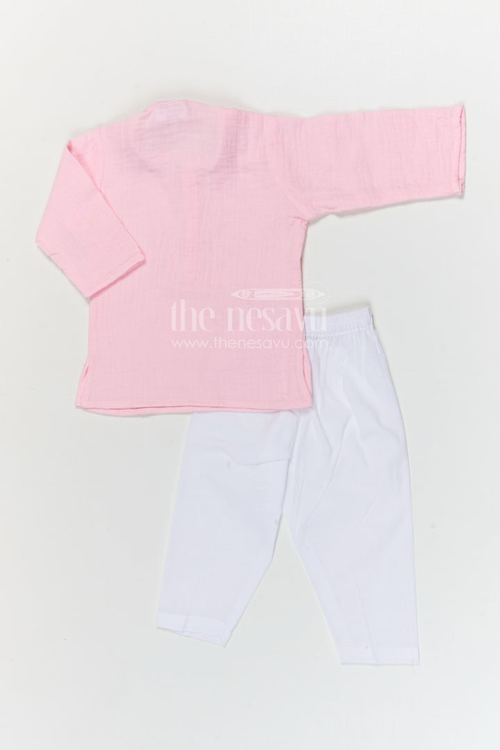 The Nesavu Boys Casual Set Boys Cotton Casual Set for Summer Outings and Everyday Comfort Nesavu Nesavu boys muslin cotton casual set for summer outings and everyday wear