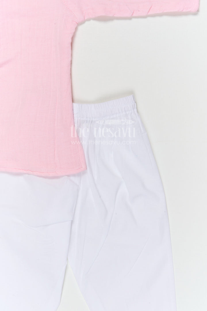 The Nesavu Boys Casual Set Boys Cotton Casual Set for Summer Outings and Everyday Comfort Nesavu Nesavu boys muslin cotton casual set for summer outings and everyday wear
