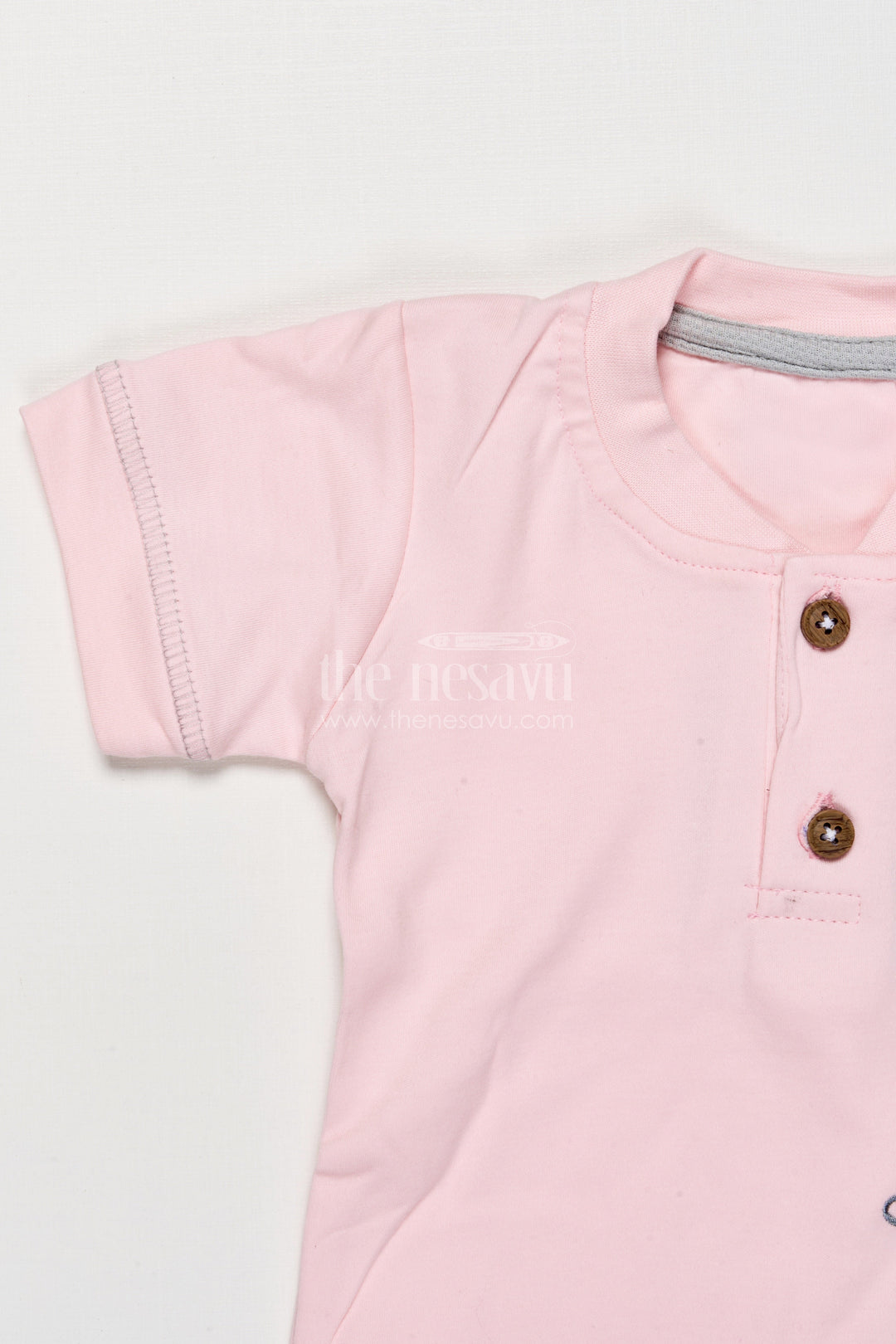 The Nesavu Boys Casual Set Boys Cotton Casual Set with Embroidery for Summer Outings and Play Nesavu Nesavu boys cotton casual set embroidery summer playdates everyday comfort