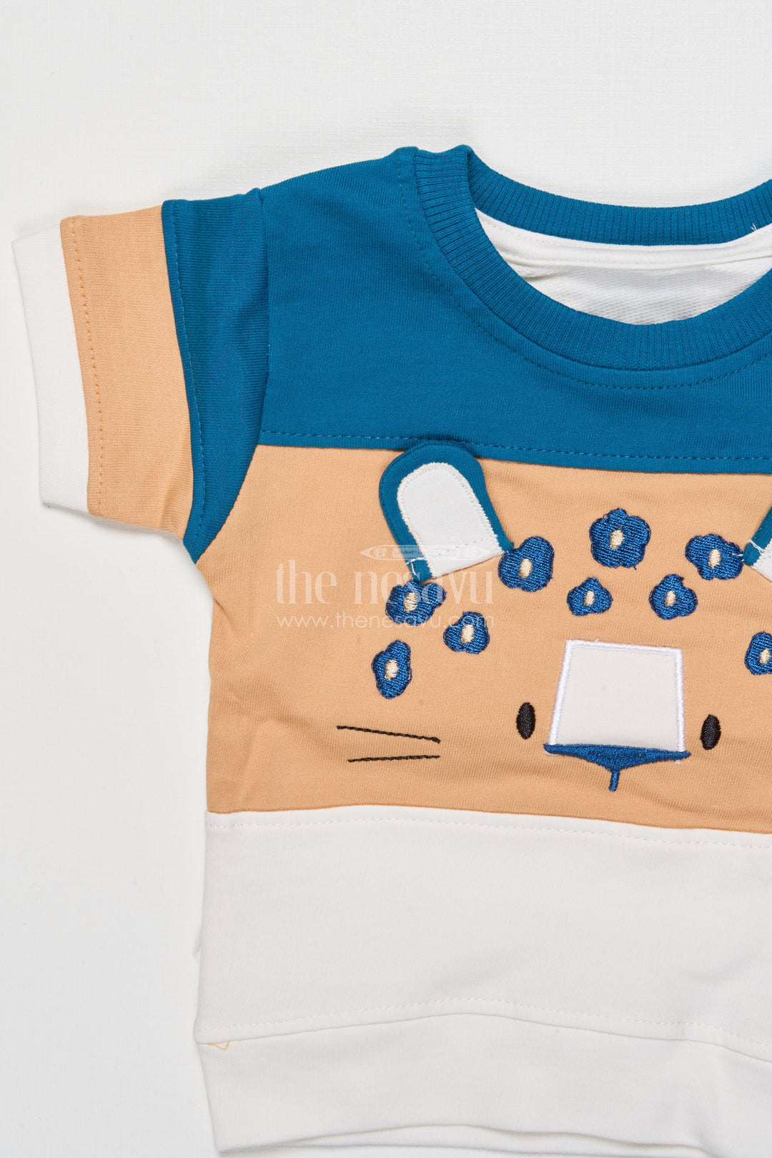 The Nesavu Boys Casual Set Boys Cotton Casual Wear Set for Playdates and Summer Fun Nesavu Nesavu boys printed cotton t-shirt shorts outfit summer outings playful comfort