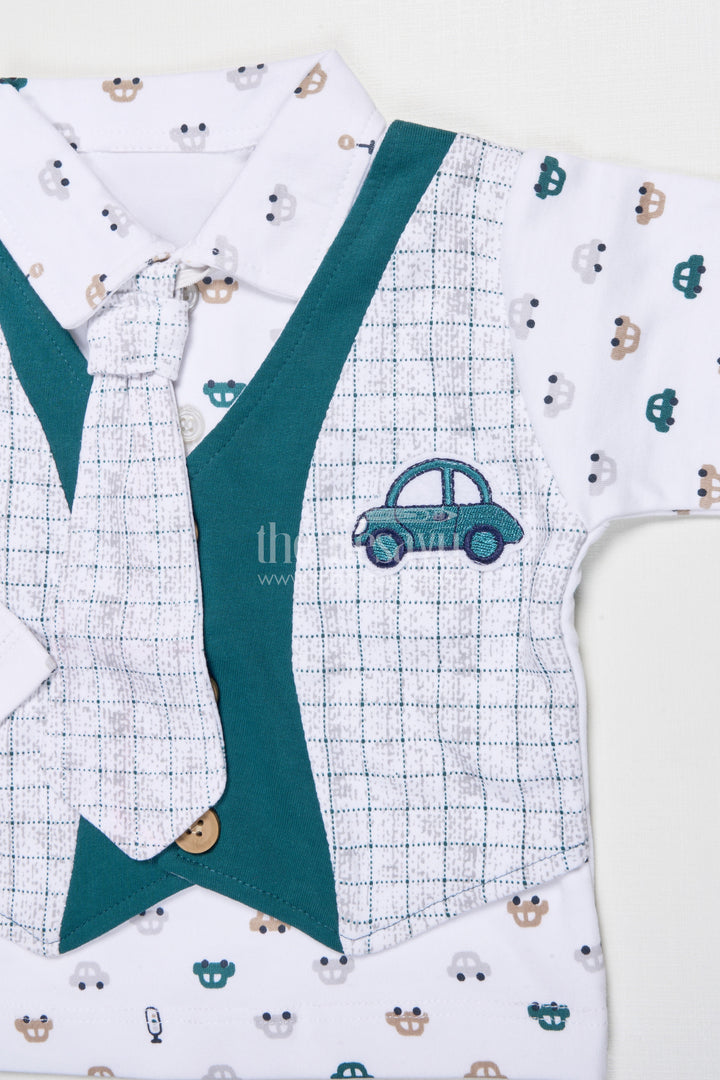 The Nesavu Boys Casual Set Boys Cotton Casual Wear Set for Travel Days and Play Nesavu Nesavu boys cotton casual wear set digital print weekend play travel days