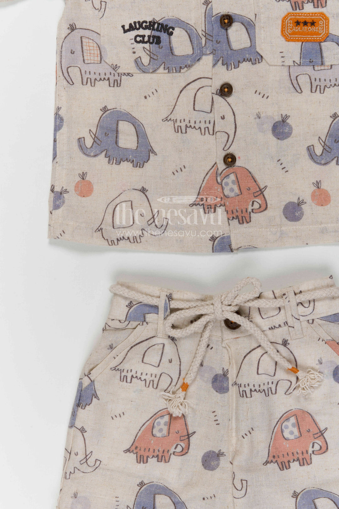 The Nesavu Boys Casual Set Boys Cotton Co Ord Set for Playtime and Daily Wear Nesavu Nesavu boys cotton co ord set for playtime and daily wear with fun printed design and breathable comfort