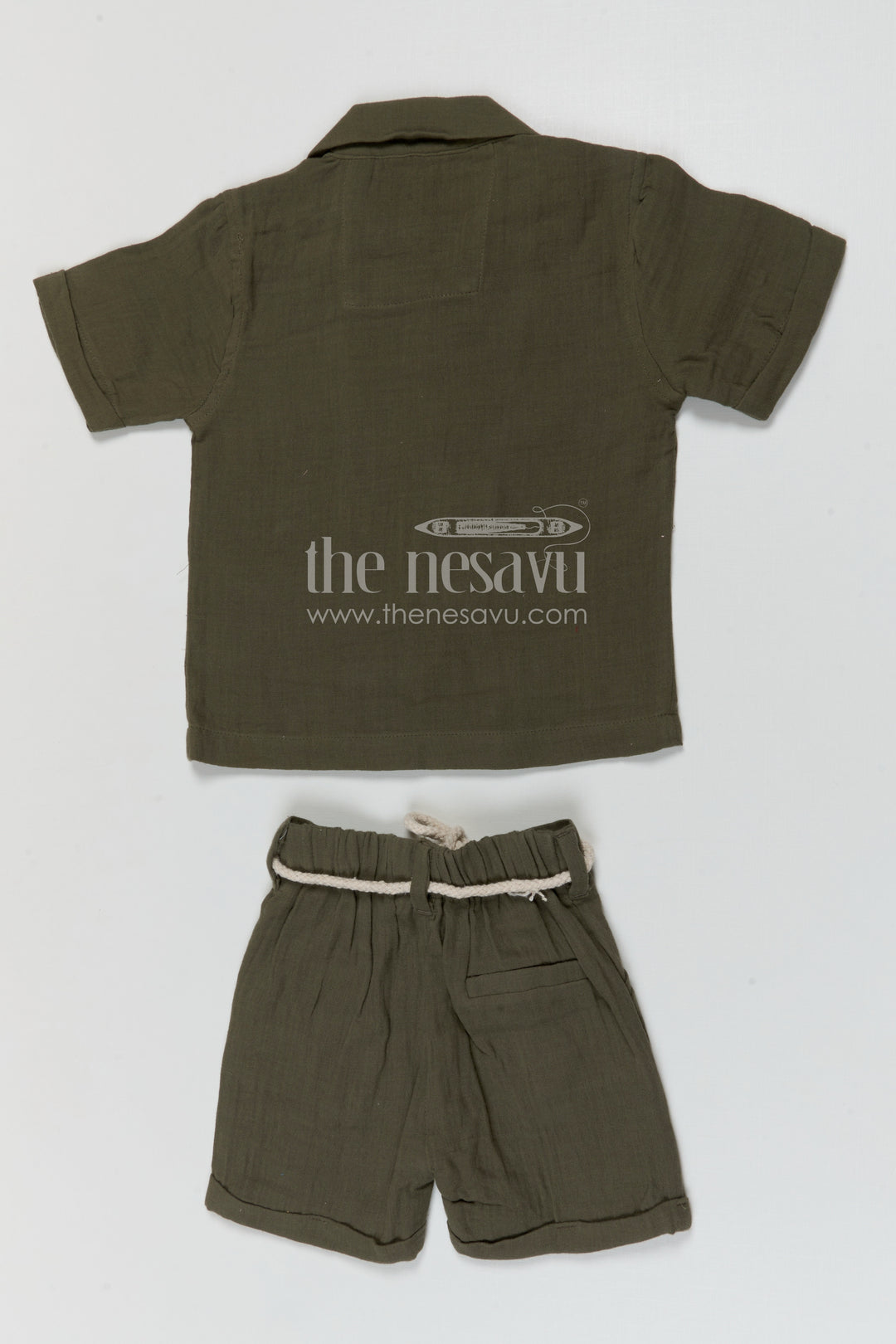The Nesavu Boys Casual Set Boys Cotton Co Ord Set for Summer Outings and Everyday Wear Nesavu Nesavu boys cotton co ord set for summer outings and daily wear with breathable muslin fabric comfort fit