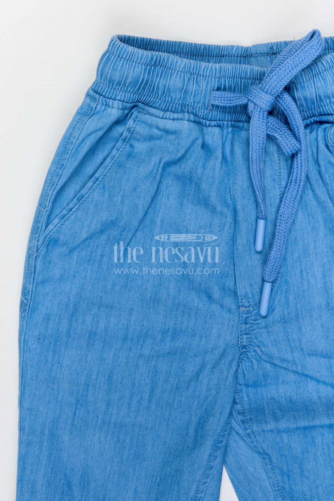 The Nesavu Boys Pant Boys Cotton Drawstring Pants for Casual Outings and Daily Comfort Nesavu Nesavu boys cotton drawstring pants for casual daily wear comfortable breathable kids pants