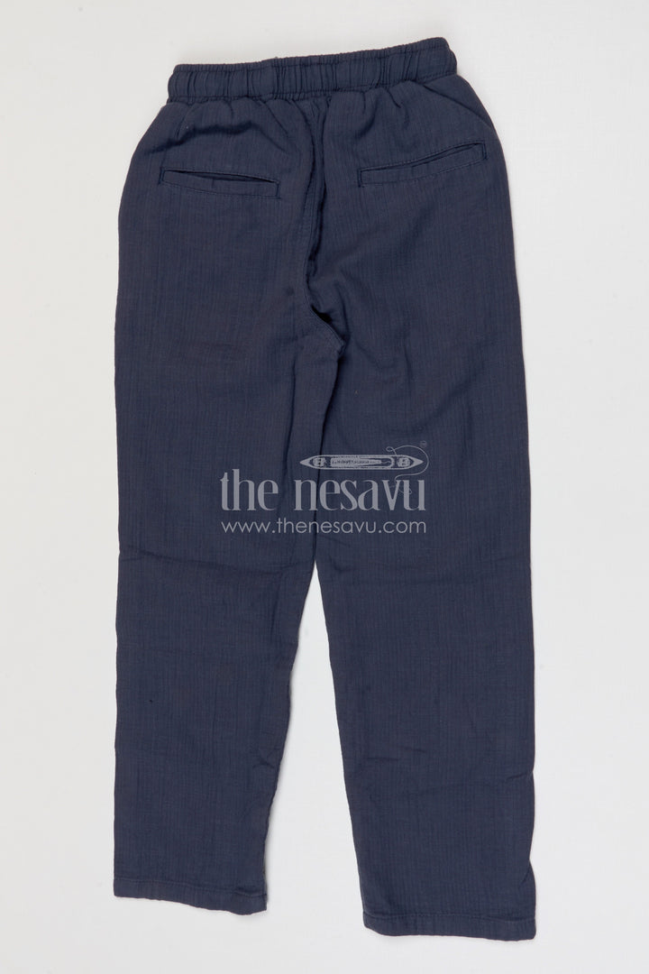 The Nesavu Boys Pant Boys Cotton Pants for Events and Casual Everyday Wear Nesavu Nesavu boys muslin cotton pants for events and casual everyday kids wear