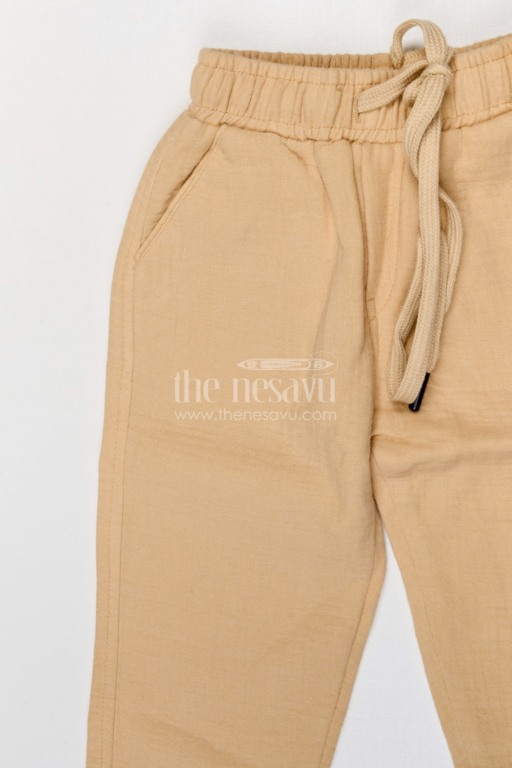 The Nesavu Boys Pant Boys Cotton Pants for Everyday Comfort and Casual Out Nesavu Nesavu boys muslin cotton pants for everyday comfort casual kids wear