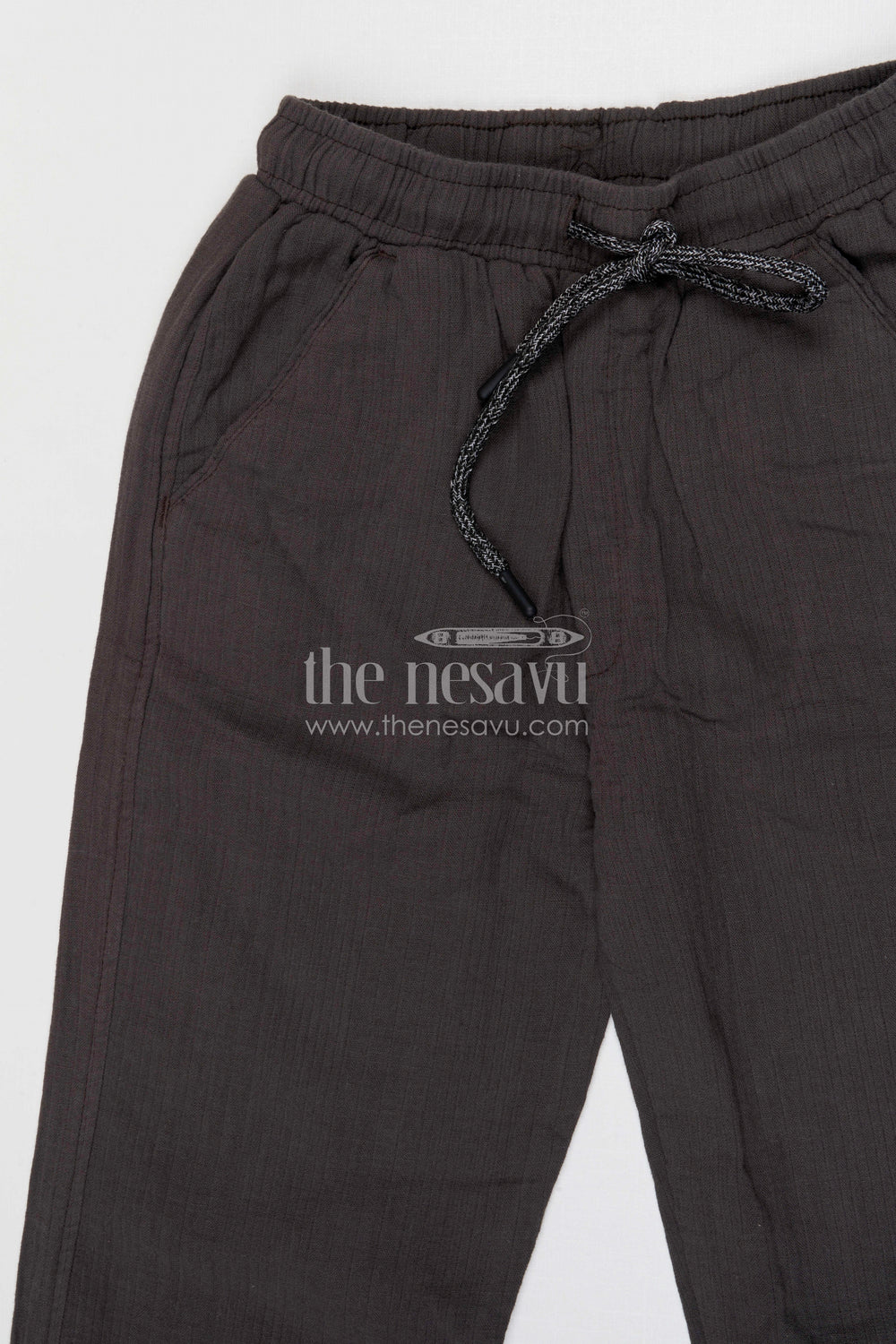 The Nesavu Boys Pant Boys Cotton Pants for School and Casual Everyday Wear Nesavu Nesavu boys muslin cotton pants comfortable school and casual everyday kids wear