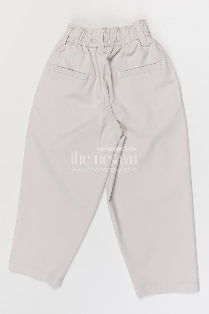 The Nesavu Boys Pant Boys Cotton Pants for School and Casual Plays Nesavu Nesavu boys cotton twill pants for school and everyday casual wear for kids