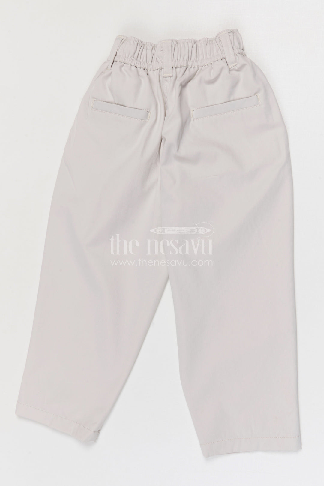 The Nesavu Boys Pant Boys Cotton Pants for School and Casual Plays Nesavu Nesavu boys cotton twill pants for school and everyday casual wear for kids