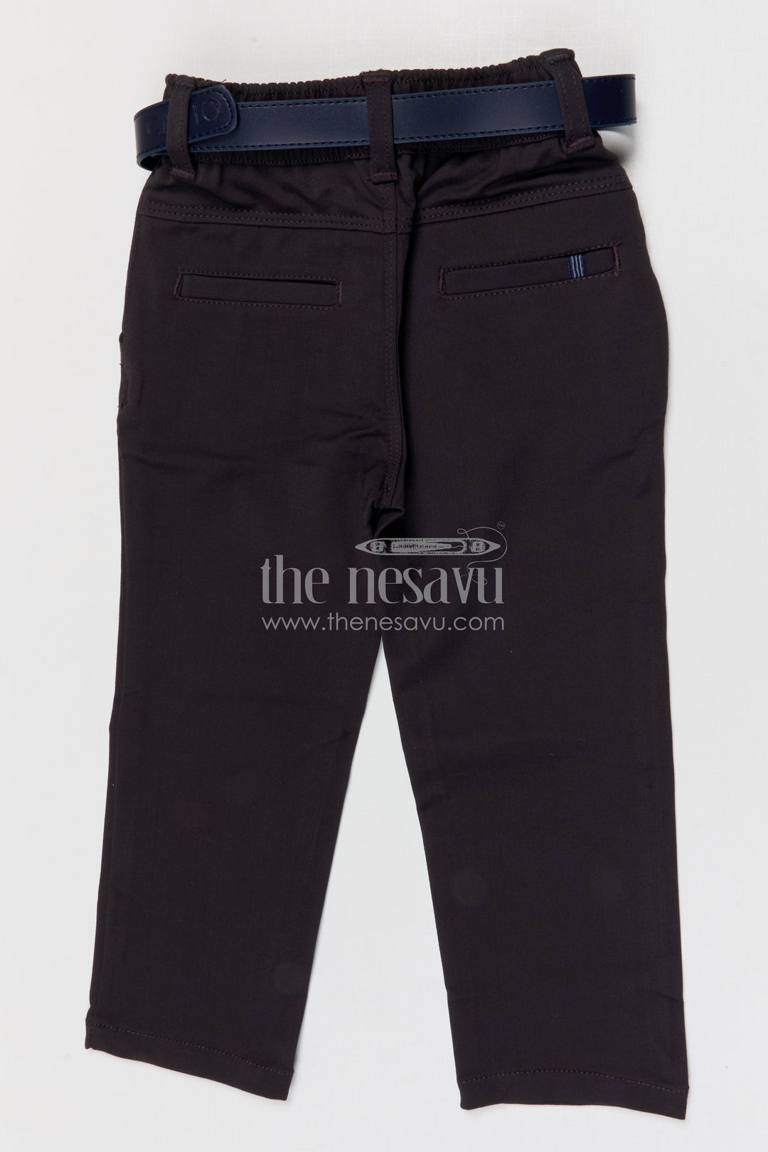 The Nesavu Boys Pant Boys Cotton Pants for School and Comfortable Everyday Wear Nesavu Nesavu boys cotton pants for school uniform and everyday casual wear for kids