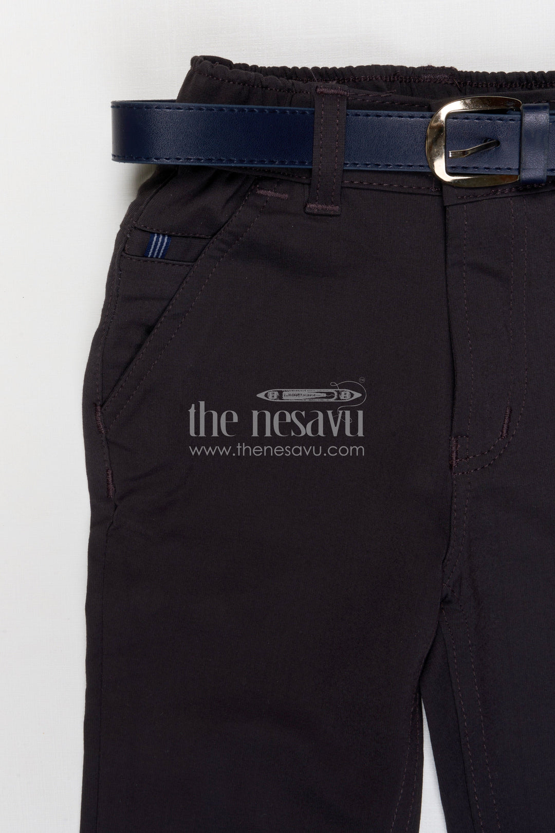 The Nesavu Boys Pant Boys Cotton Pants for School and Comfortable Everyday Wear Nesavu Nesavu boys cotton pants for school uniform and everyday casual wear for kids