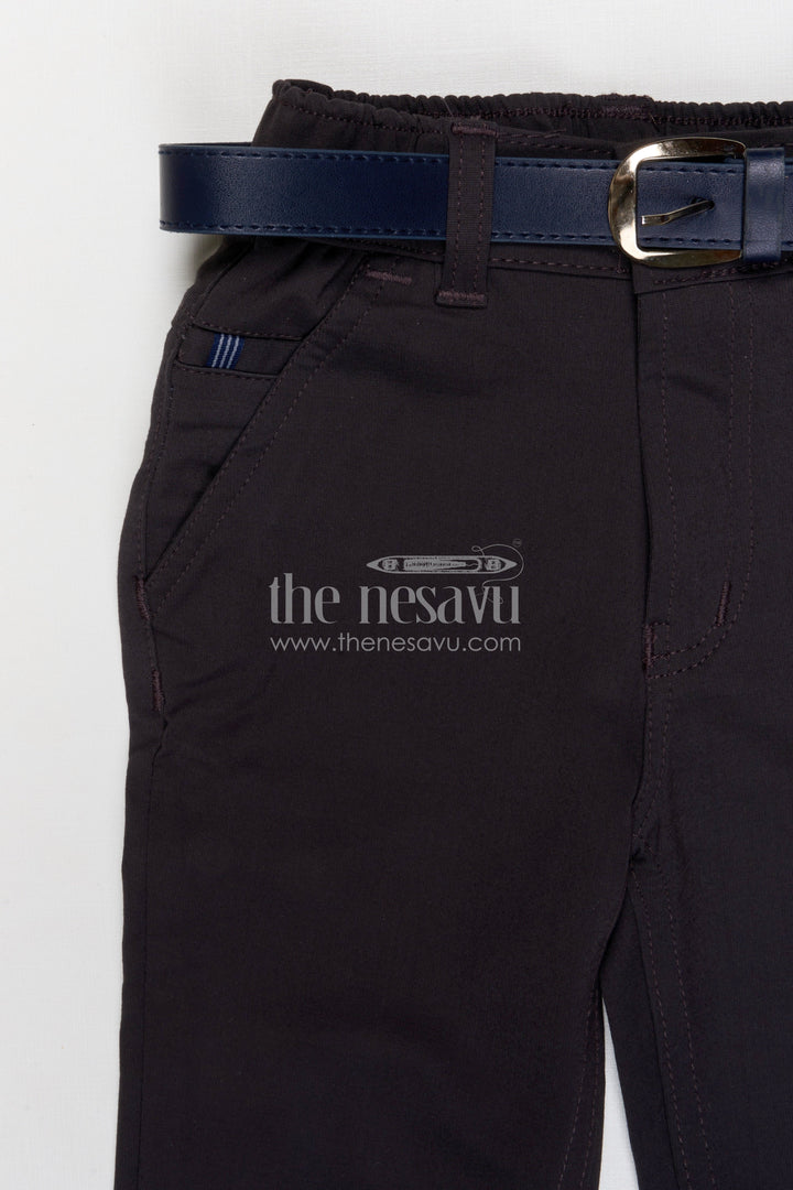 The Nesavu Boys Pant Boys Cotton Pants for School and Comfortable Everyday Wear Nesavu Nesavu boys cotton pants for school uniform and everyday casual wear for kids