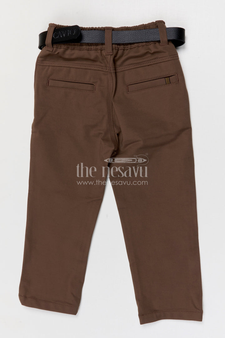 The Nesavu Boys Pant Boys Cotton Pants for School and Everyday Casual Type Wear Nesavu Nesavu boys cotton pants for school uniform and everyday casual kids wear