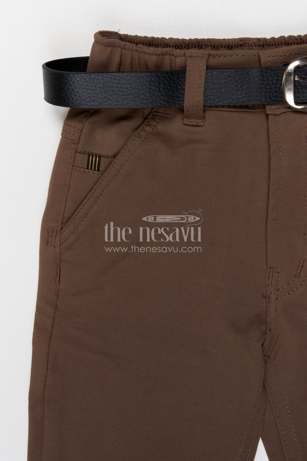 The Nesavu Boys Pant Boys Cotton Pants for School and Everyday Casual Type Wear Nesavu Nesavu boys cotton pants for school uniform and everyday casual kids wear