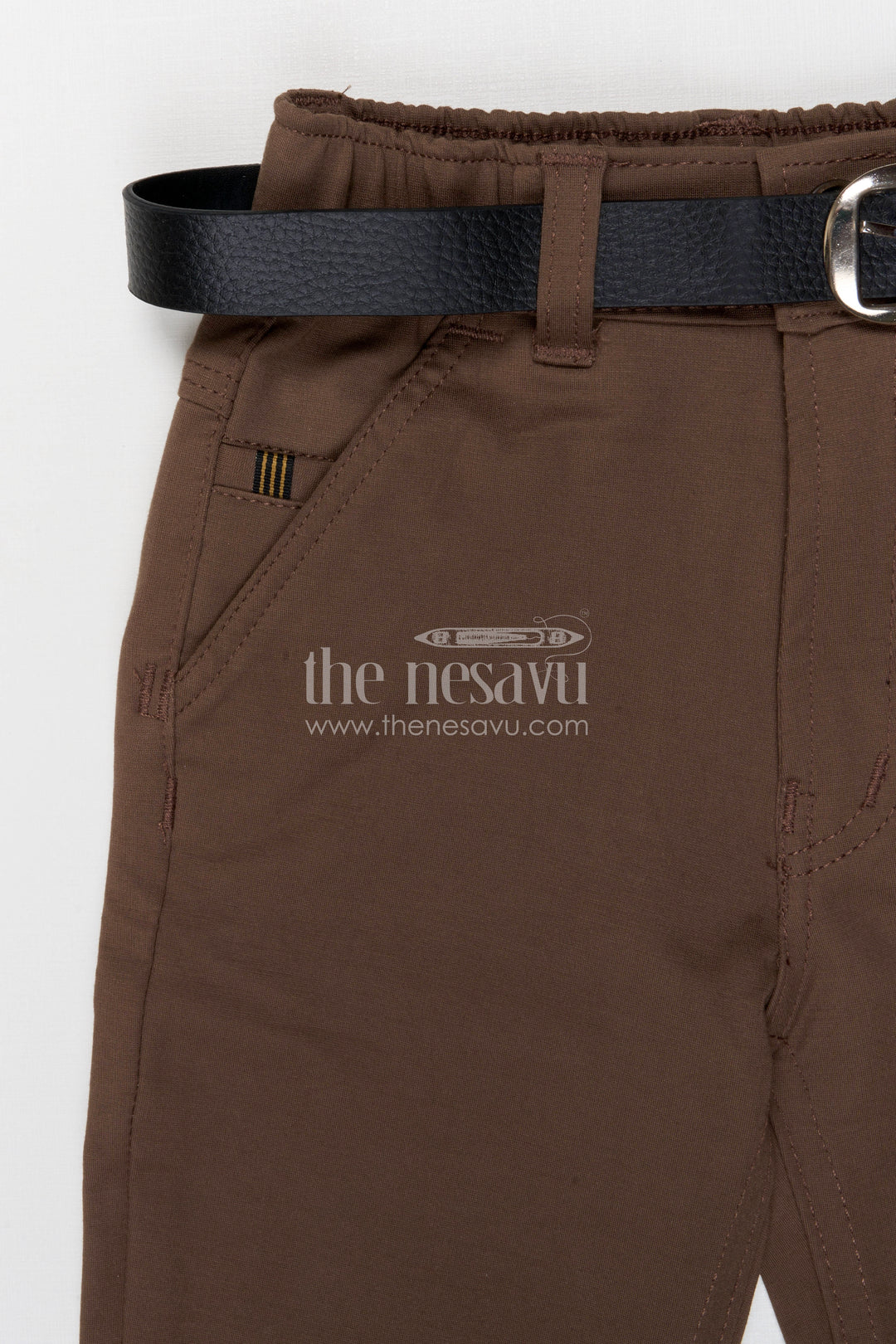 The Nesavu Boys Pant Boys Cotton Pants for School and Everyday Casual Type Wear Nesavu Nesavu boys cotton pants for school uniform and everyday casual kids wear