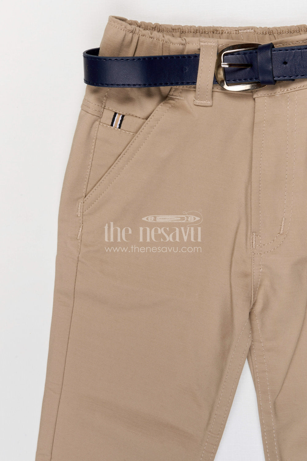 The Nesavu Boys Pant Boys Cotton Pants for School Uniforms and Casual Outings Nesavu Nesavu boys cotton pants for school and everyday casual outfits for kids