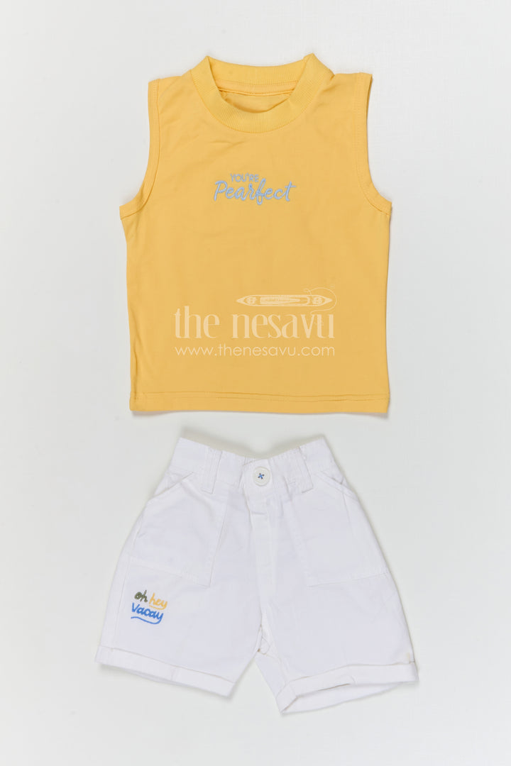 The Nesavu Boys Casual Set Boys Cotton Shirt and Shorts Set for Outings and Everyday Wear Nesavu Nesavu boys cotton checked shirt and shorts set for outings and daily wear with breathable comfort fit