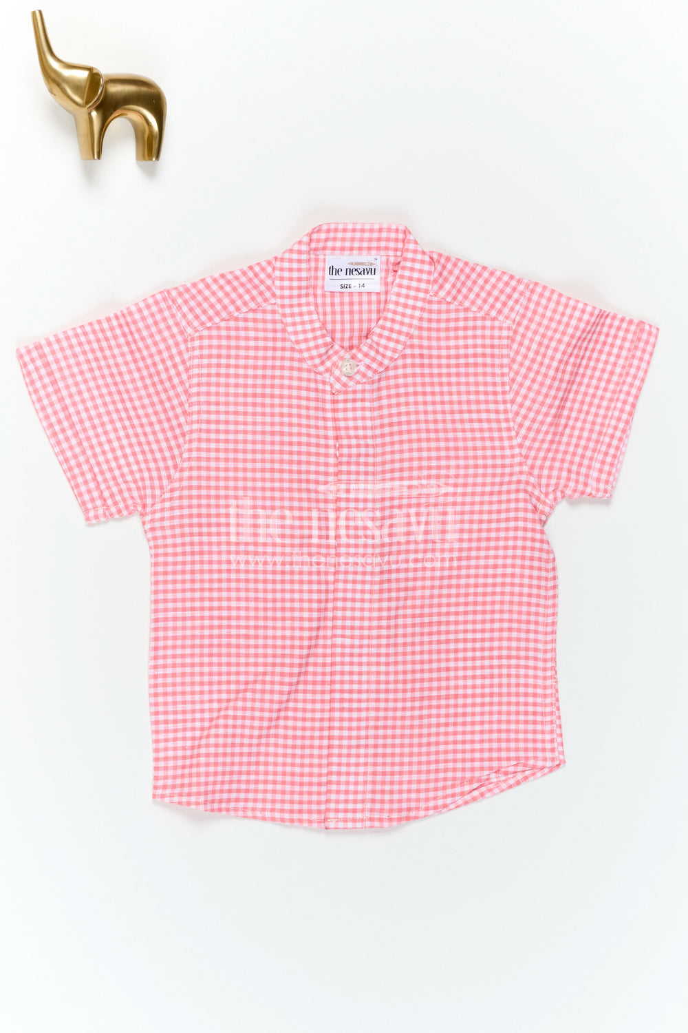 The Nesavu Boys Cotton Shirt Boys Cotton Shirt for Casual Outings and Daily Wear Nesavu Nesavu Boys Cotton Checked Shirt For Casual Outings And Daily Wear With Breathable Comfortable Fabric