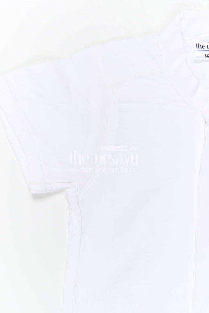 The Nesavu Boys Cotton Shirt Boys Cotton Shirt for Daily Wear and All Day Comfort Nesavu Nesavu Boys Seersucker Cotton Shirt For Daily Wear And Summer Comfort With Breathable Lightweight Fabric