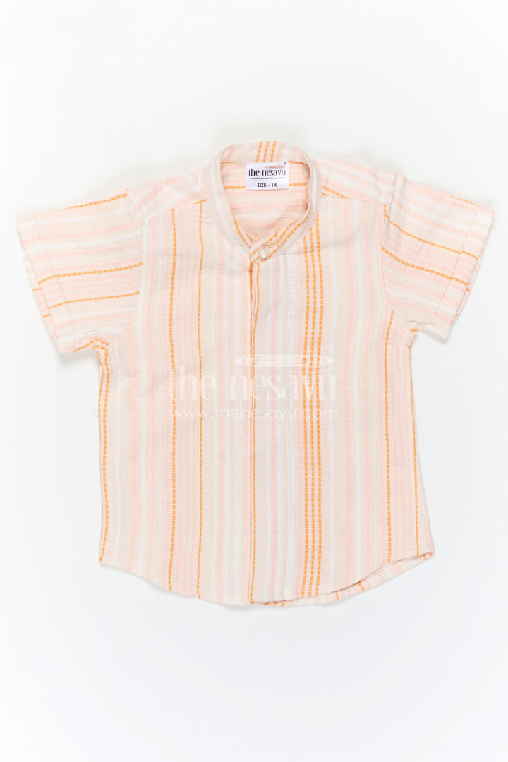The Nesavu Boys Cotton Shirt Boys Cotton Shirt for Festive Days and Smart Casual Dressing Nesavu Nesavu Boys Cotton Shirt For Festive Days And Smart Casual Wear With Breathable Comfortable Fabric