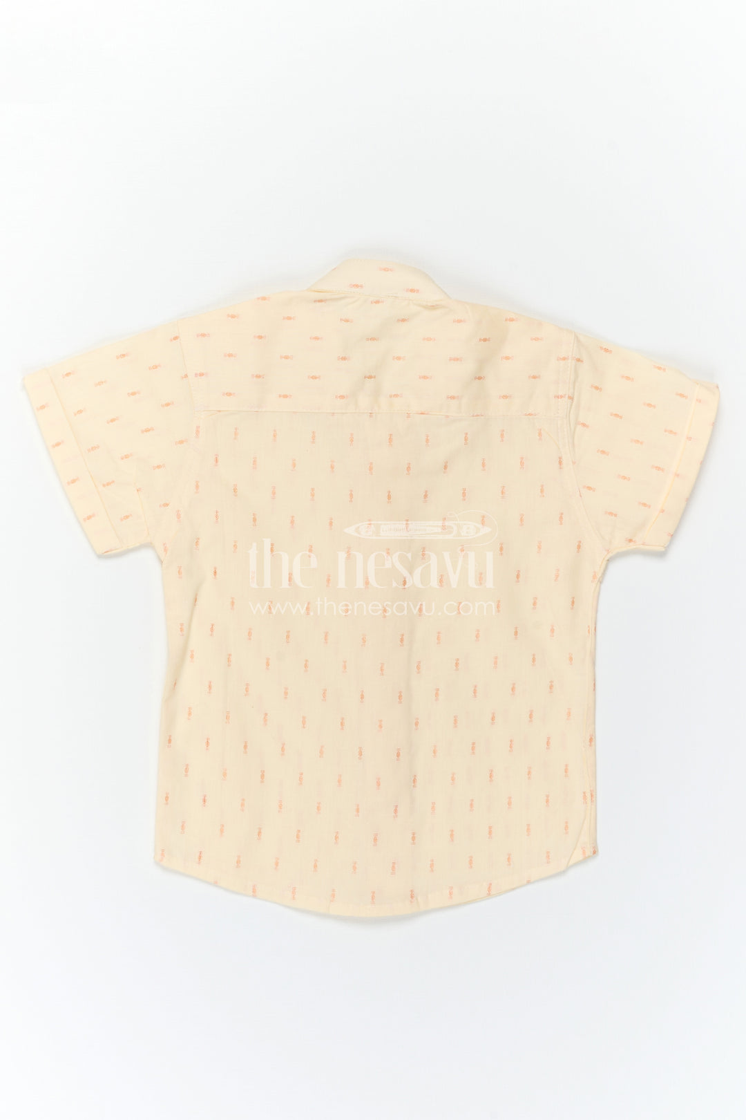 The Nesavu Boys Cotton Shirt Boys Cotton Shirt for Festive Outings and Traditional Wear Nesavu Nesavu Boys Cotton Butti Shirt For Festive Outings And Traditional Wear With Breathable Comfortable Fabric