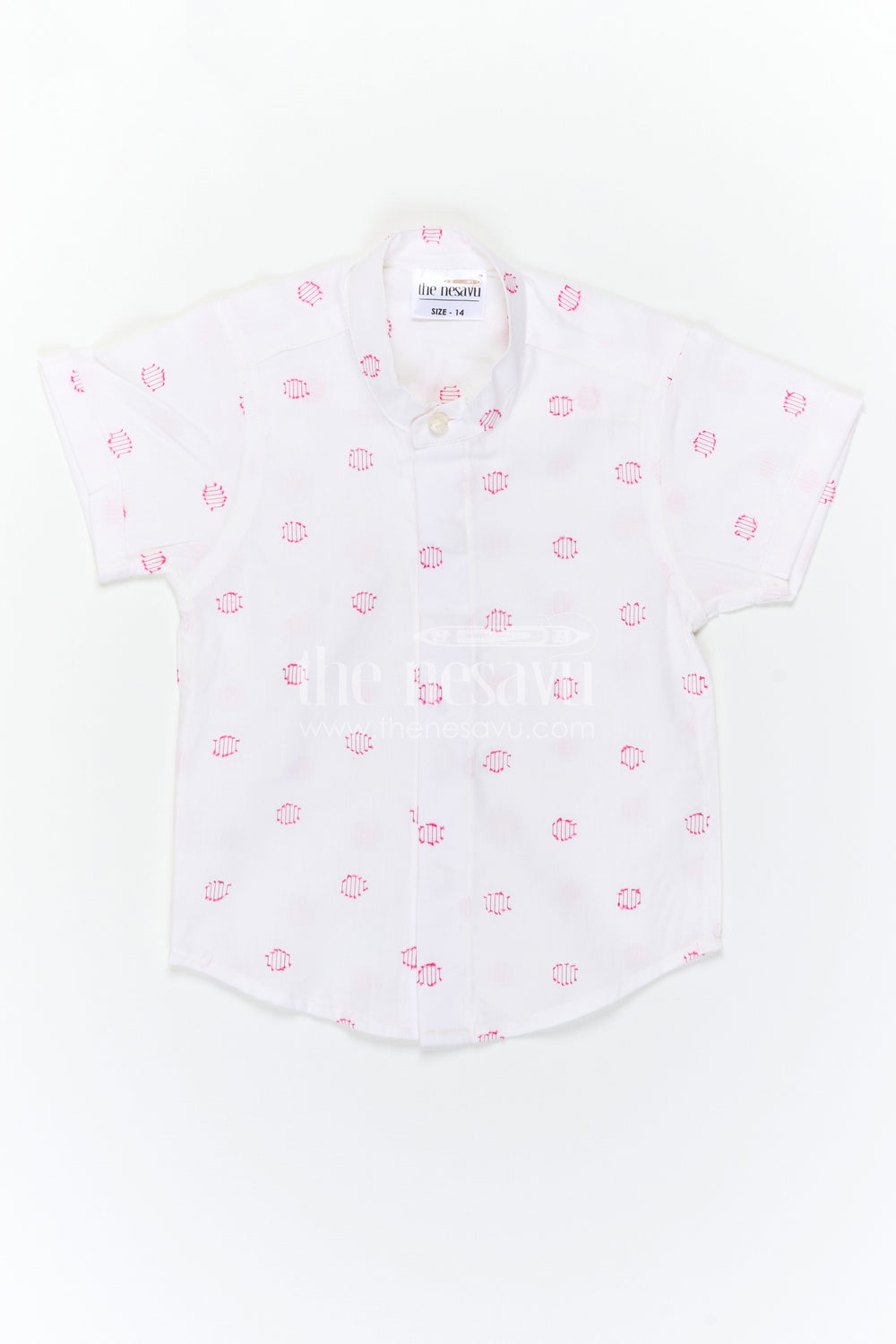 The Nesavu Boys Cotton Shirt Boys Cotton Shirt for Summer Wear and Everyday Comfort Nesavu Nesavu Boys Cotton Shirt For Summer Wear And Daily Comfort With Breathable Lightweight Fabric