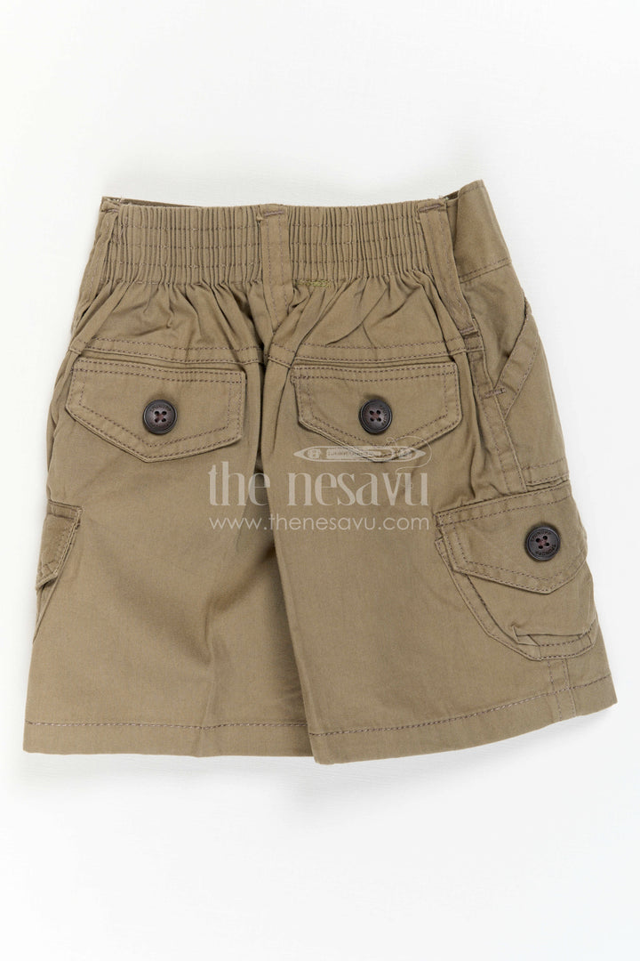 The Nesavu Boys Shorts Boys Cotton Shorts for Active Days and School Outfits Nesavu Nesavu cotton shorts for boys – everyday wear for school, travel and weekend play