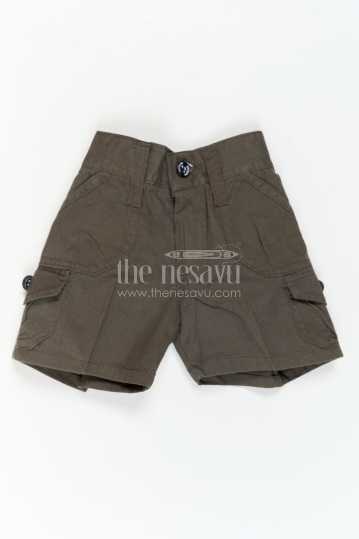 The Nesavu Boys Shorts Boys Cotton Shorts for Everyday Wear and Playtime Nesavu Nesavu boys cotton shorts for casual wear, school and outdoor playtime
