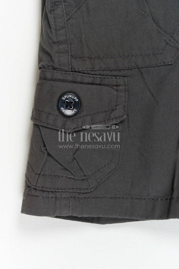 The Nesavu Boys Shorts Boys Cotton Shorts for School, Travel and Weekend Play Nesavu Nesavu cotton boys shorts for school, everyday wear and outdoor activities