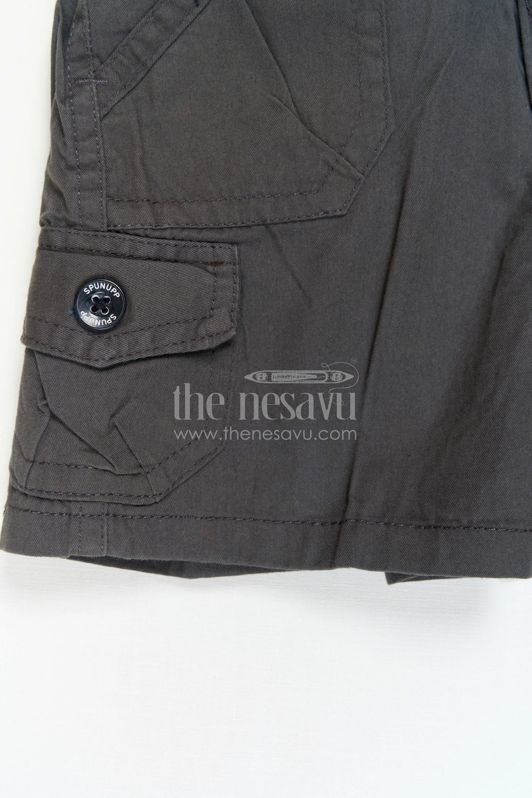 The Nesavu Boys Shorts Boys Cotton Shorts for School, Travel and Weekend Play Nesavu Nesavu cotton boys shorts for school, everyday wear and outdoor activities