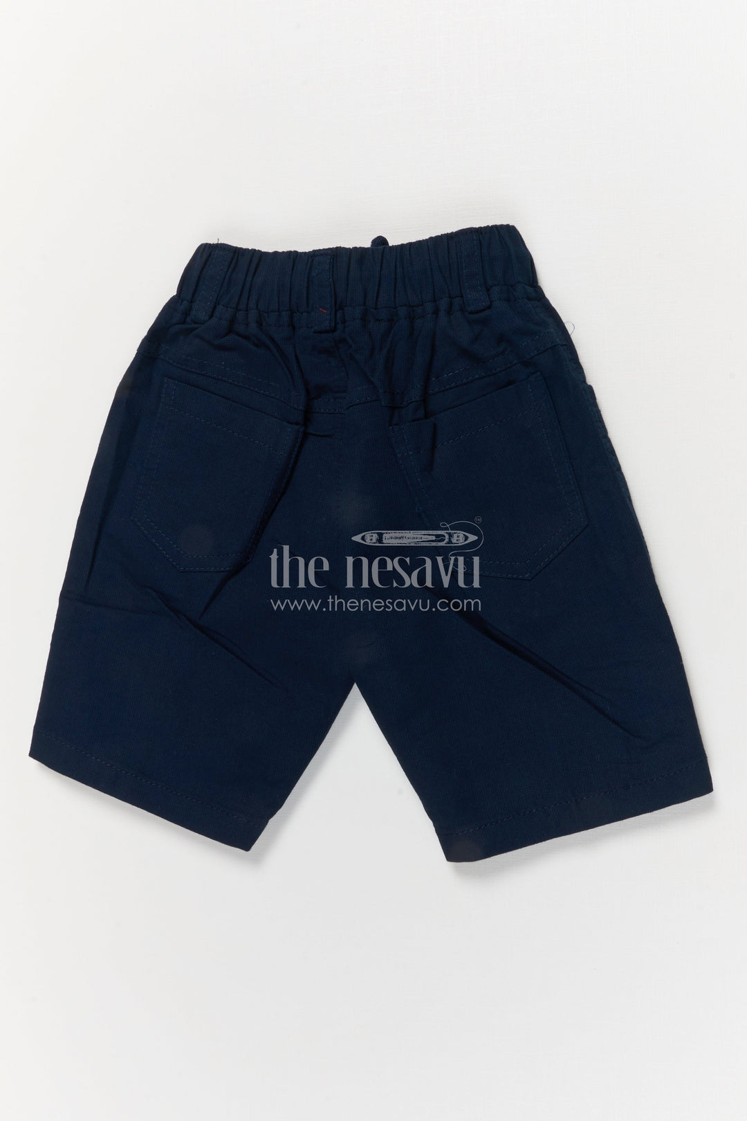 The Nesavu Boys Shorts Boys Cotton Shorts with Panda Print and Playful Cool Text Nesavu Boys cotton shorts with panda print and COOL graphic
