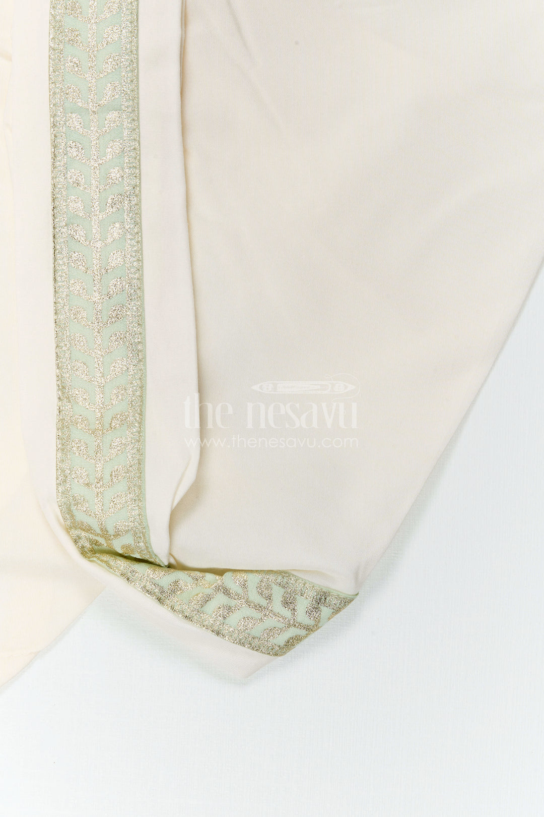 The Nesavu Boys Dothi Set Boys Dhoti Set for Ethnic Day and Traditional School Events Nesavu Nesavu Boys Dhoti Set For Ethnic Day With Zari Design Top And Comfortable Traditional Outfit