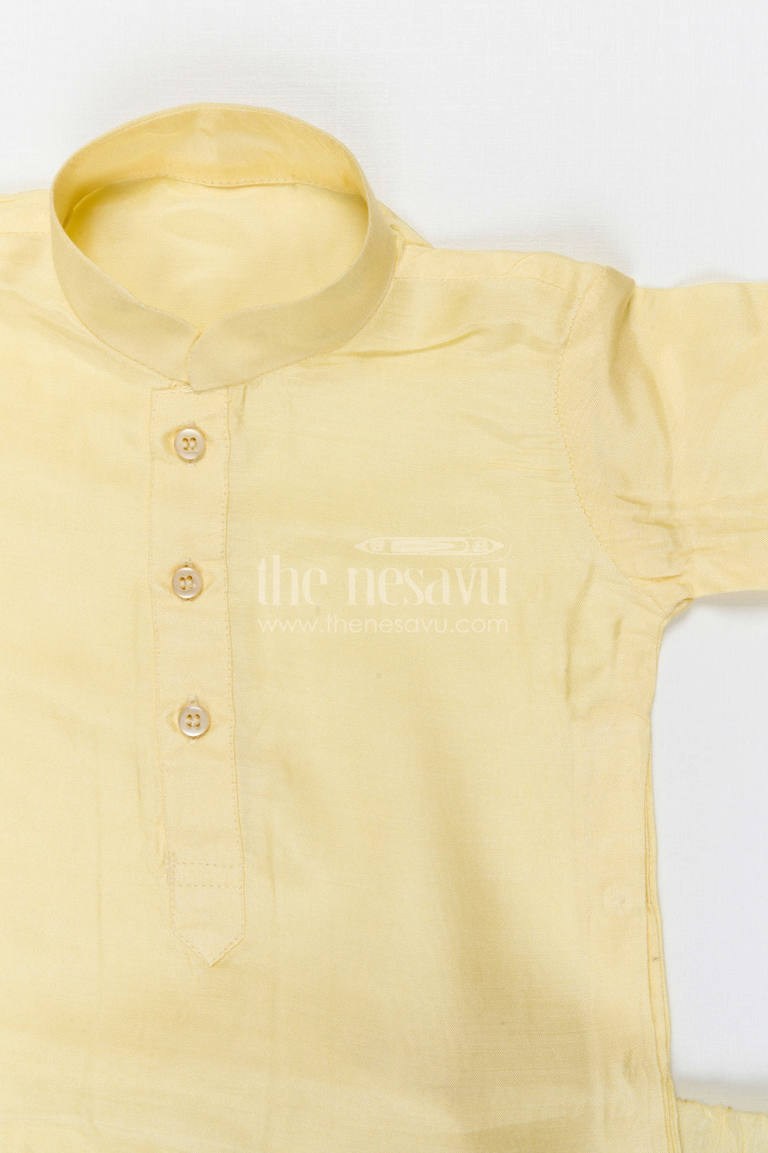 The Nesavu Boys Dothi Set Boys Dhoti Set for Festivals and Traditional Family Functions Nesavu Nesavu boys silk cotton dhoti set with designer jacket for festive occasions